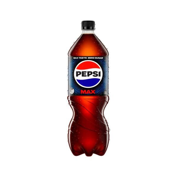 Pepsi Max No Sugar Cola Soft Drink Bottle | 1.25L