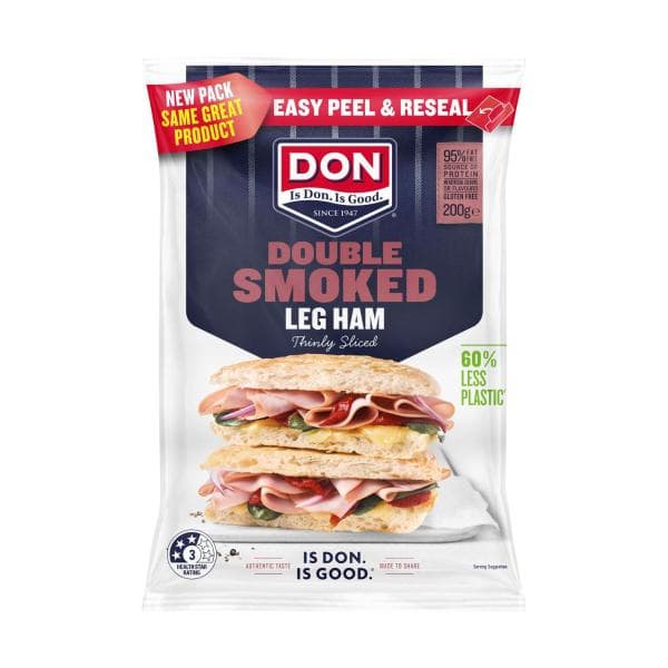 Don Double Smoked Leg Ham | 200g