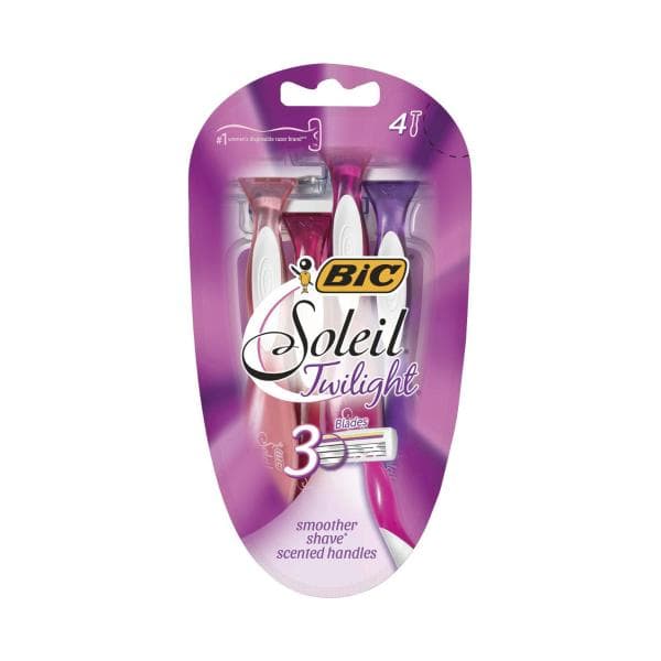 Bic Soleil Twilight Lavender Razor | 4 Pack