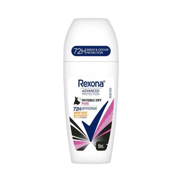 Rexona Women Deodorant 72hr Advanced Roll On Invisible Pure | 50mL