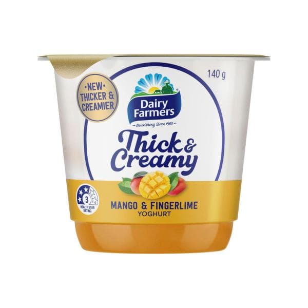 Dairy Farmers Thick & Creamy Yoghurt Mango & Finger Lime | 140g