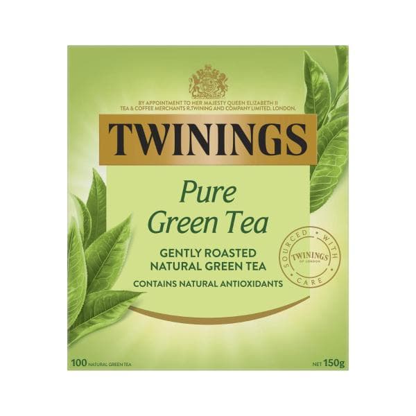 Twinings Pure Green Tea Bags 100 Pack | 150g