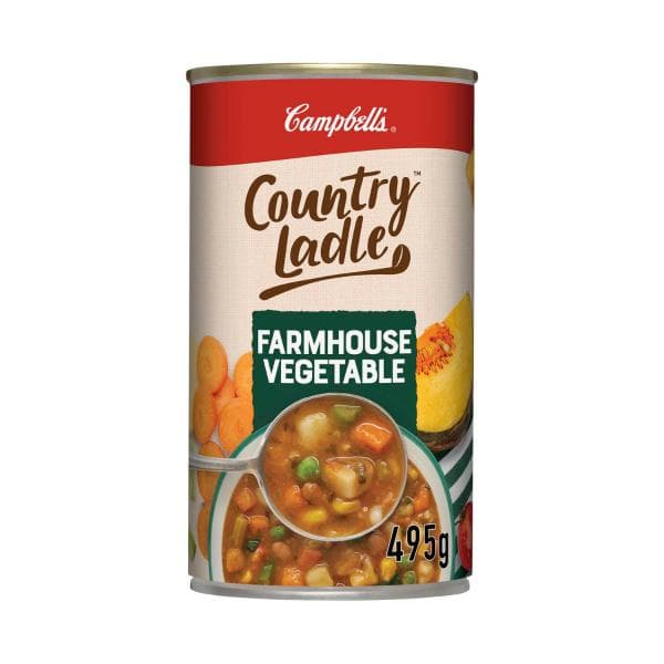 Campbell's Country Ladle Soup Can Farmhouse Vegetable | 495g