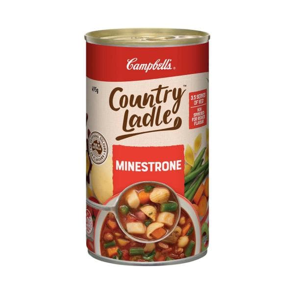 Campbell's Country Ladle Soup Can Minestrone | 495g
