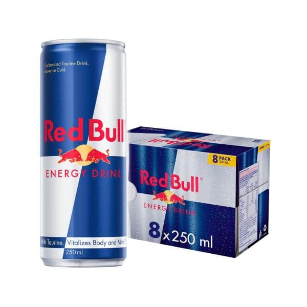 Red Bull Energy Drink Original Cans 8x250ml | 2L