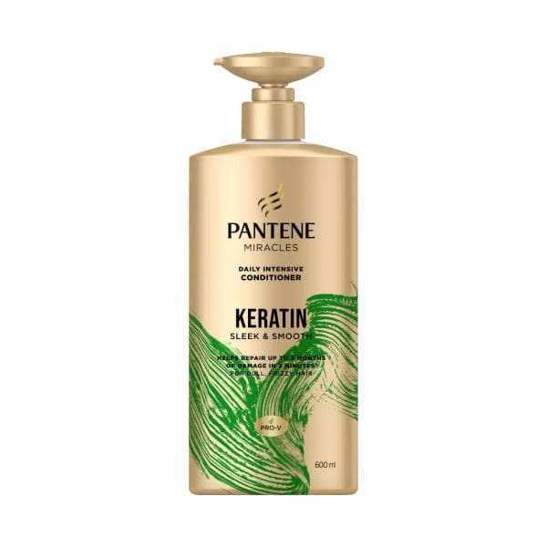 Pantene Miracles Keratin Smooth & Sleek Conditioner | 600mL