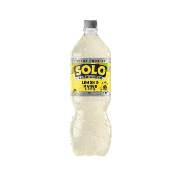 Solo Lemon Mango Zero Sugar Soft Drink | 1.25L