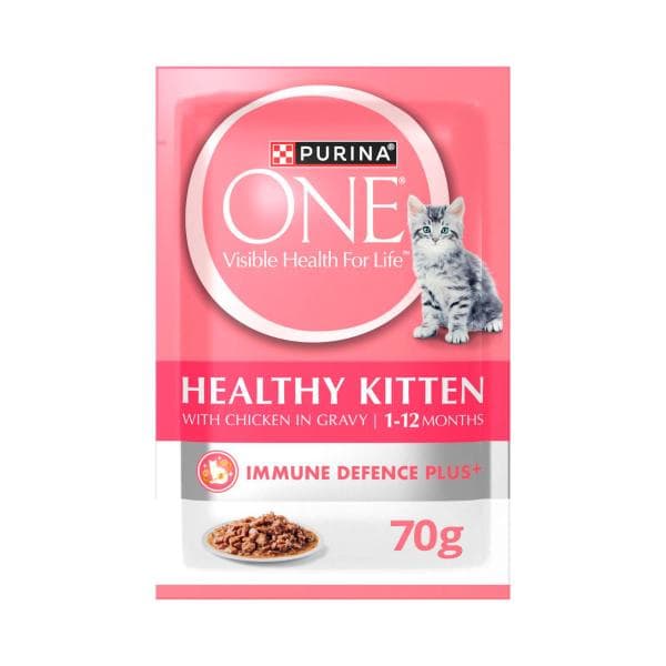 Purina One Cat Food Pouch Kitten With Chicken | 70g