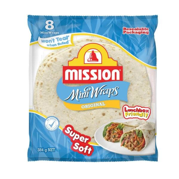 Mission Original  Mini Wraps 8 Pack | 384g