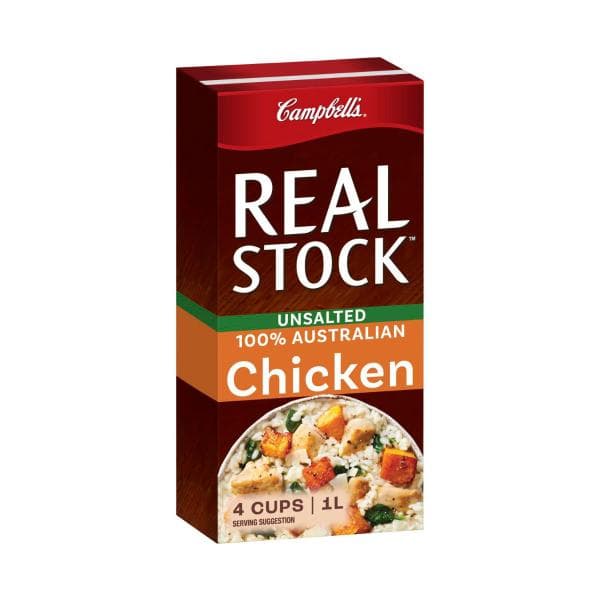 Campbells Real Stock Unsalted Chicken | 1L