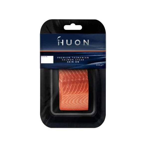 Huon Premium Tasmanian Salmon Steak Skin On 200g | 200g
