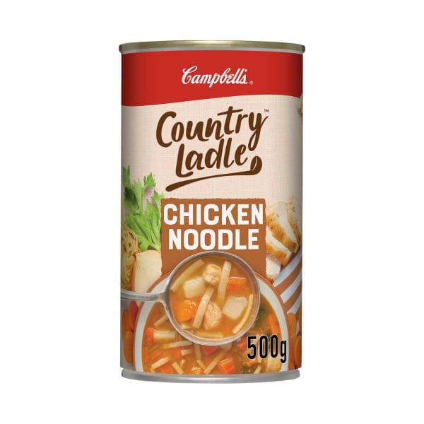 Campbell's Country Ladle Soup Can Chicken Noodle | 500g