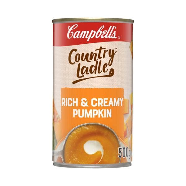 Campbell's Country Ladle Soup Can Rich & Creamy Pumpkin | 500g