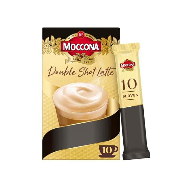 Moccona Double Shot Latte Coffee Sachets | 10 pack