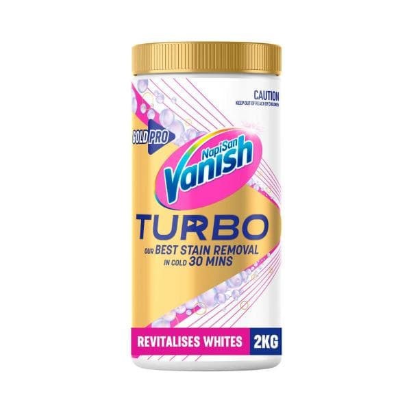 Vanish Napisan Gold Pro Turbo White Stain Remover | 2kg