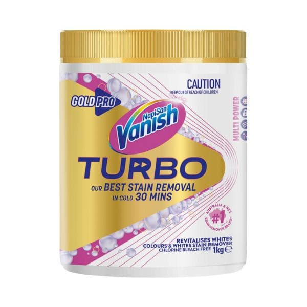 Vanish Napisan Gold Pro Turbo White Stain Remover | 1kg