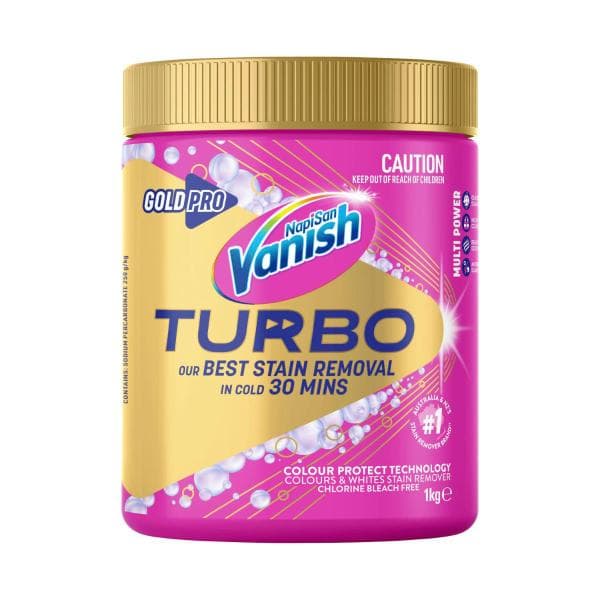 Vanish Napisan Gold Pro Turbo Colours Stain Remover | 1kg