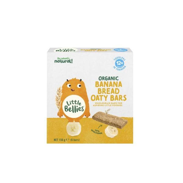 Little Bellies Organic Banana Bread Oaty Bars | 150g