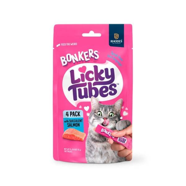 Bonkers Cat Treats Salmon 4 Pack | 48g