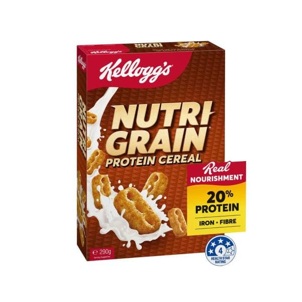 Kellogg's Nutri-grain Protein Breakfast Cereal | 290g