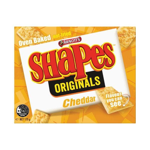 Arnott's Shapes Cheddar | 175g