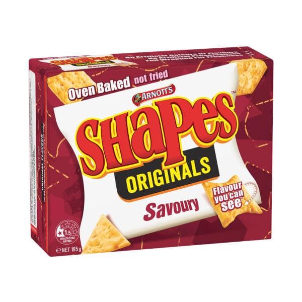 Arnott's Shapes Savoury | 185g