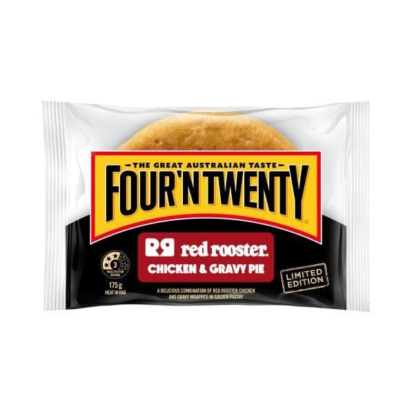 Four'N Twenty Red Rooster Chicken & Gravy Pie | 175g