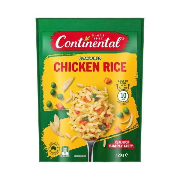 Continental Chicken Rice Serves 3 | 120g