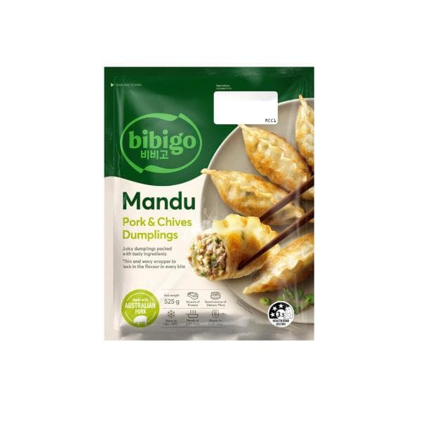 Bibigo Mandu Pork & Chive Dumplings | 525g