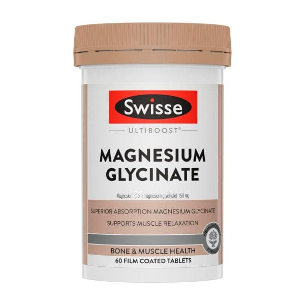 Swisse Ultiboost Magnesium Glycinate | 60 Pack
