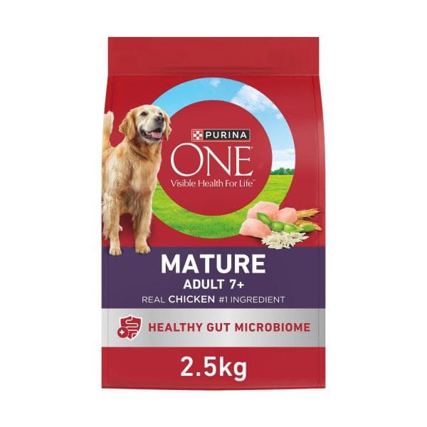 Purina One Mature Adult 7+ Chicken Dry Dog Food | 2.5Kg
