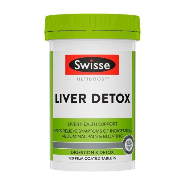 Swisse Ultiboost Liver Detox For Digestion | 120 Pack