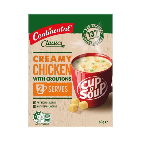 Continental Cup A Soup Creamy Chicken With Croutons Serves 2 | 60g