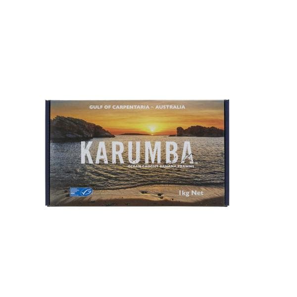 Karumba Msc Frozen Raw Banana Prawns | 1kg