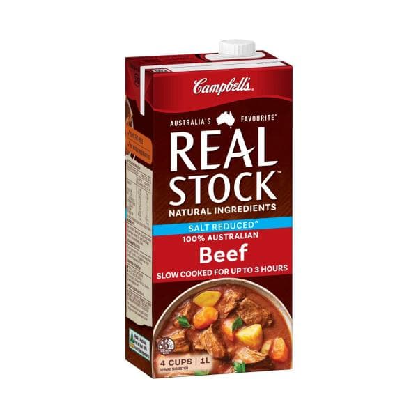 Campbell's Real Stock Beef Stock Salt Reduced | 1L