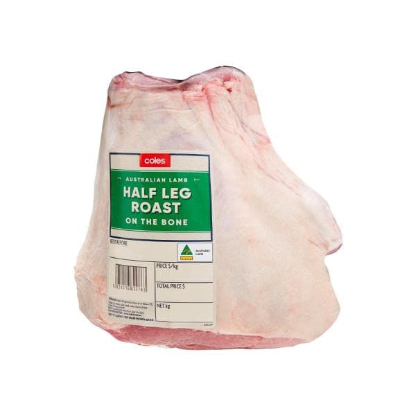 Coles Lamb Leg Roast Half | approx. 1.74kg