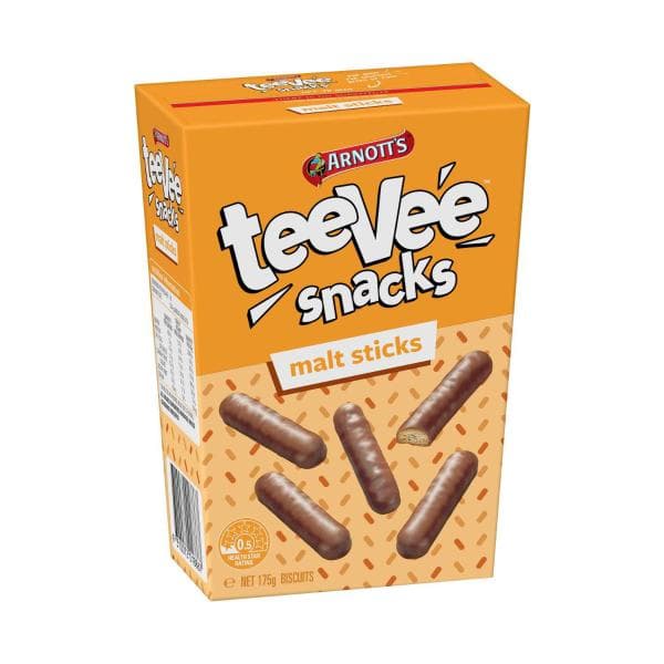 Arnott's Teevee Snacks Biscuits Malt Sticks | 175g