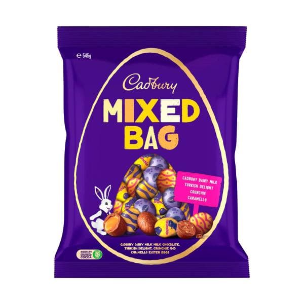 Cadbury Selections Large Easter Chocolate Eggs Bag | 545g