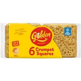 Golden Crumpet Squares