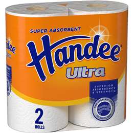 Handee Ultra White Paper Towel White 120 Sheets