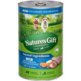 Nature's Gift Adult Wet Dog Food Loaf Chicken Vegetables & Rice
