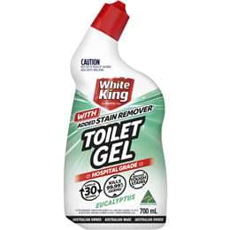 White King Toilet Gel with added Stain Remover Eucalyptus