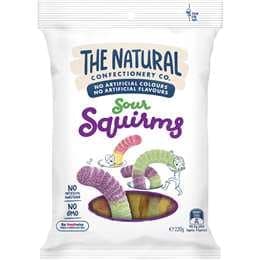 The Natural Confectionery Co. Sour Squirms Lollies