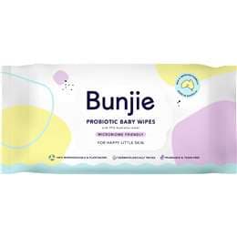 Bunjie Probiotic Baby Wipes Fragrance & Toxin-Free