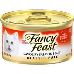 Fancy Feast Adult Classic Savory Salmon Feast Patè Wet Cat Food