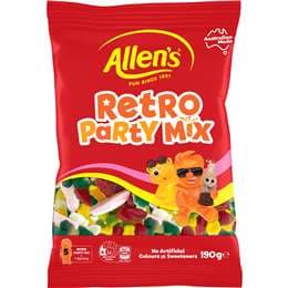 Allen's Retro Party Mix Lollies Bag