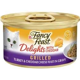 Fancy Feast Adult Delights Turkey & Cheddar Cheese Wet Cat Food