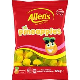 Allen's Pineapples Jelly Lollies Bag