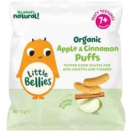 Little Bellies Organic Puffs Apple & Cinnamon