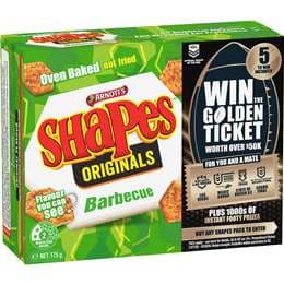 Arnott's Shapes Barbecue Cracker Biscuits